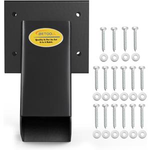 BETOOLL 90 A-Frame Middle Swing Set Brackets, Heavy Duty Steel DIY Swing Set - Includes Mounting Hardware, Ideal for Indoor and Outdoor Playgrounds (1 Middle Bracket-Black)