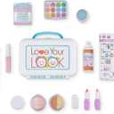 Melissa & Doug Love Your Look Pretend Makeup Kit (16 pcs)  Kids Vanity Set with Realistic Accessories, Mess-Free Fake Makeup for Girls, Dress-Up & Imaginative Play Toy, Ages 3++