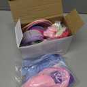 353 Pcs Headband Making Kit for Women Include 12 Headbands 24 Fake Flowers 300 Feathers 4 Mesh Ribbons 1 Roll Double Faced Adhesive Tape 12 Butterfly Accessories for DIY Hair Tea Party Decor