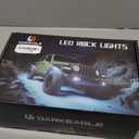 20Pods Full Angle All Pure White LED Rock Lights Full Kit Plug and Play & Pre Wired 6500K with Switch Harness Wiring Extension Fuse, 560Chips Waterproof Underglow 12V for Semi Trucks Pickup Offroad