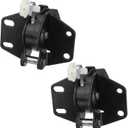 10356951 2 PCS Rear Door Latch 3rd Door Lock Latch Compatible with Chevy Silverado 1500 2500 3500 GMC Sierra 1500 2500 3500 1999-2007 Driver and Passenger Side Replace# 0356951