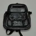 Clear Backpack for Girls Women Heavy Duty School BookBag Transparent Backpacks Stadium Approved See Through Backpack X-Large(Black)