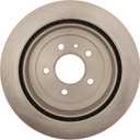 ACDelco Silver 18A81045A (19326421) Non-Coated Front Disc Brake Rotor