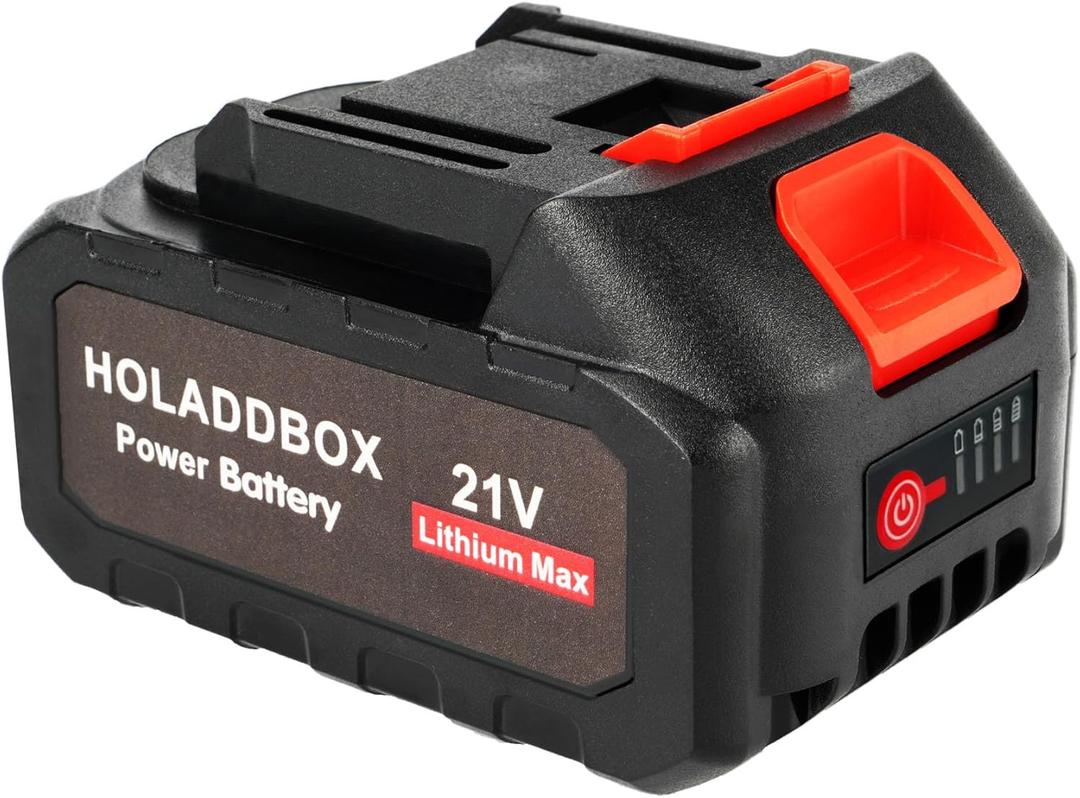 S7 21V Lithium Ion Battery - 4.0 Ah Rechargeable Battery with Led Indicator Compatible with Mini Electric Chain Saw 4 Inch/ 6 Inch, Leaf Blower