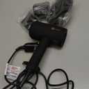 slopehill Professional Ionic Hair Dryer, Powerful 1800W Fast Drying Low Noise Blow Dryer with 2 Concentrator Nozzle 1 Diffuser Attachments for Home Salon Travel (Black)