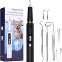 Pet Ultrasonic Teeth Cleaner, Dog Plaque Remover for Teeth with LED Screen, 3 Modes, Professional Dental Tools Kit
