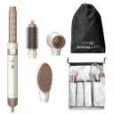 DigitalAIRE Multi Hair Styler, Air Styling System for Curls, Waves, Blowouts & Volume, 4 Attachments to Personalize Your Look Plus Storage Bag, White