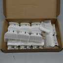 Hair Curler Claw Clip, White 12 Pieces Replacement Hot Roller Strong Hold Portable Clip for Hair Salon, Hot Roller Clips for Hair Curler Claw Clip Replacement Hair Section Styling