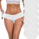 ANLIQI Women's Modal Underwear Soft Hipster Panties for Women Pack Breathable Moisture Wicking Briefs Ladies Underpants (Medium, White*6)