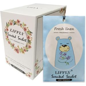 14 Packs Fresh Linen Scented Sachets Bags fit Drawers and Closets Gift Box