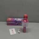 Amazmic Toys for Girls, Kids Karaoke Microphone Toddler Microphone for Kids with Lights, for Girls, Birthday Party Boys Toy Age 3 4 5 6 7 8+(Light Pink)