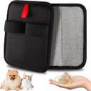 3 x 2 Pcs Static Pet Hair Removal Gloves, Reusable Electrostatic Pet Cat Dog Hair Remover Grooming Gloves Brush Tool for Couch, Furniture, Carpet, Car Seat
