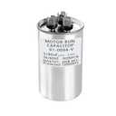 40+5 uf MFD 370/440 VAC Dual Run Round Capacitor, Universal AC Capacitor Replacement for HVAC Air Conditioner, Heat Pump, Condenser Straight Cool (01-0084)