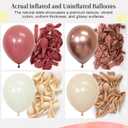 5 x CVPARTON Retro Blush Pink Balloons 55 Packs 12 Inch Dusty Pink Metallic Chrome Rose Gold Nude Ivory White Balloons for Birthday Girls Boho Baby Shower Bridal Shower Wedding Themed Princess Party