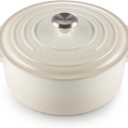 Le Creuset Enameled Cast Iron Signature Round Dutch Oven, 5.5 qt., Meringue