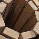 StrongTek Teak Bath Mat, Roll-Up, 30.5 x 19 in, Pre-Oiled, Non-Slip Pads, 30.7" x 18.9"