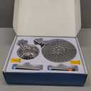 MakeFit Dual Filtered Rain Shower Head Combo, Handheld Shower Head with Adjustable Bar - Rainfall Shower Head And Showerhead with Filter for Hard Water - Removes Chlorine (Premium Chrome)