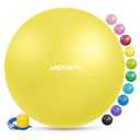 APEXUP Yoga Ball Exercise Ball Anti Slip Heavy Duty for Fitness, Balance & Core Workout Yellow