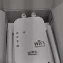 WiFi Extender,WiFi Extender Signal Booster for for Home & Outdoor,Device Servers Covers Up to 6000 Sq. ft and 35 Devices,Internet Booster,