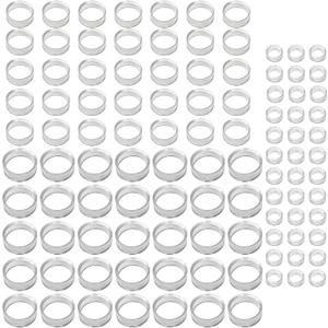 105 PCS (3 Sizes each 35) Sphere Stand,Clear Mini Ball Stand,Round Display Stands for Baseball, Crystal Ball, Golf Ball, Softball, Tennis Ball, Marbles, Spheres, Collections.3 Sizes Large,Medium,Small (3 sizes / 105 PCS)