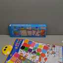 Electronic Alphabet Wall Chart, Talking ABC, 123s, Music Poster, Kids Learning Toys for Toddlers 1-3, Interactive Educational Toddler Toy, Birthday Gifts for Age 1 2 3 4 5 Year Old Boys Girls - Blue