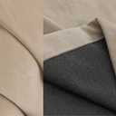 Living Room Curtains, 2 Pieces Velvet Curtains Blackout Curtain Opaque Curtain with Eyelets Thermal Curtain Blackout Curtains ?senvorhang,Beige,200X230cm