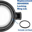 R0448800 Locking Ring Lid with Lid Seal Replacement for Zodiac Jandy Plushp, Waterfeature, Maxhp Series Pump Models Phpf/Phpm, Wftr, Mhpm,Clear Pool Pump Lid Clamp Kit