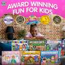 Craftikit 20 Award-Winning Princess & Unicorn Crafts for Kids Ages 3-10 Years, All-Inclusive Toddler Arts and Craft Kits for Kids, Fun Toddler Craft Box for Girls in Preschool