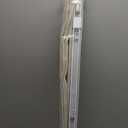 UNISHADES no Drill Cordless Roman Shades for Windows, 35" W 64" H - Light Filtering - Linen - Beige