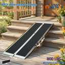 8FT Portable Wheelchair Ramp (Using 8-24''), 800LBS Capacity