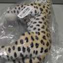 Gisqis Cheetah Stuffed Animal 15.8" Leopard Stuffed Animal Cheetah Plush Toy Cute Pillow Giant Realistic Jaguar Plush Stuffy Birthday Graduation Gifts for Kids Girls Boys