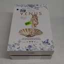 Venus Seashell Coupe Cocktail Glasses | Set of 4 | 8 oz Crystal Ribbed Champagne Saucers for Drinking P-Star and Espresso Martini, Margarita, Daiquiri, Cosmopolitan, Gimlet | Elegant Gift Glassware