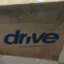 Drive Medical Lightweight Expedition Folding Transport Wheelchair - Ultra Lightweight Mobility Support for Seniors & Adults - Strong Aluminum Frame - Hand Brakes - Compact Folding Travel Chair - Red