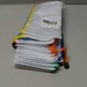 SUNEE Plastic Mesh Zipper Pouch 4.6x9.2 in (9 Colors, 18 Packs), Plastic Pencil Pouches, Multipurpose Travel Bags, for Office Supplies Bills Cosmetics Travel Accessories& Games Organizing Storage (Multicolored)