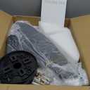 Ceiling Fans with Lights, 51 inch Modern Black Low Profile Ceiling Fan with Light and Remote App Control, Flush Mount, Quiet DC Reversible, Dim Led Ceiling Fan 6 Blade Softer Wind Indoor/Outdoor Patio