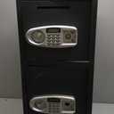 VEVOR Large Double Door Security Safe Box 2.6 Cubic Feet Steel Safe Box Strong Box with Digital Lock for Money Gun Jewelry Black (74L)