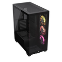 CORSAIR iCUE Link 3500X RGB Mid-Tower ATX PC Case – Panoramic Tempered Glass – Reverse Connection Motherboard Compatible – 3X CORSAIR iCUE Link RX120 RGB Fans Included – BlackAmazon's Choice
