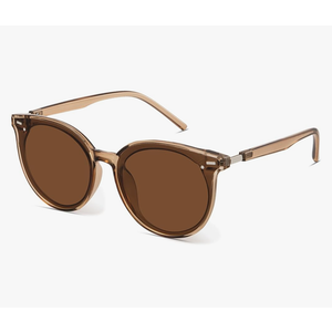 Livho Polarized Sunglasses, Retro & Oversized Shades for Women with Round Lenses