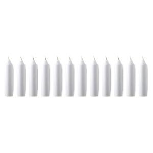 ladyrobyn Box of 12 White Candles | 4 inches Tall & 3/ 4 inch Diameter | Supplies for Your Personal Altar & Intentions | Room Decor | Taper Candlesticks