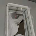 Perfume Vanity Tray With Metal Frame, Gold Bathroom Decorative Tray for Dresser, Jewelry or Home Decoration 2 Pcs (L+S)