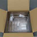 Geelin 6 Pack Acrylic Risers for Display Acrylic Cube Boxes Risers Display Stands with Hollow Bottoms Decorative Stand for Jewelry Candy Table Decor 6 Sizes(Clear,3 to 8 Inch,Square)