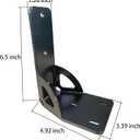 813402 Awning Bracket Gusseted Awning Holder Compatible with Thule Rhino Heavy Duty Bar, 50mm Wide 8mm Pre-Drilled Holes Gusseted Awning Bracket (1 piece)