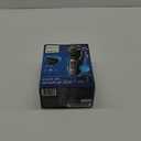 Philips Norelco Shaver 3900 Series, Wet and Dry Electric Shaver, P-Cap, Travel Pouch, Charging Stand, Storm Blue, Model S3341/92 (Silver New)
