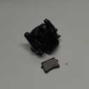 RUTU Brake Caliper for Chinese ATV Quad Go Kart Brake Caliper Compatible with Four Wheeler Coolster Kazuma 110cc 125cc 150cc 200cc 250cc 196cc 6.5HP kt196 Taotao (Right exhaust screw, Black)