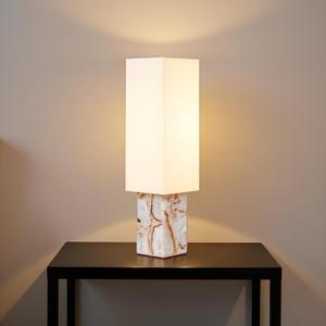 Cruiser’s Caché 18" Contemporary Contemporary Agate Table Lamp, Natural Color with Handloomed Fabric Lampshade, 
Bulb Base	E26
Product Dimensions	5"D x 5"W x 18"H