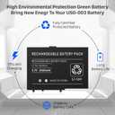 DS Lite Battery, USG-003 2500mAh Li-ion Replacement Battery for Nintendo DS Lite, NDSL Game Player, with Repair Tool Kit (Not for Nintendo DSi, DSi XL, DSi LL)