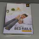 Inflatable Bed Rails for Toddlers & Kids (2-Pack) | Portable Blow-Up Travel and Home Bed Bumpers Non-Slip Safety Guard for King, Queen, Full Sizes