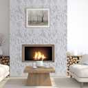 White Damask Wallpaper  Baroque Peel and Stick Wallpaper for Accent Walls, Living Room & Bedroom Decor | Self Adhesive, Waterproof Vinyl, 17.7" x 236"