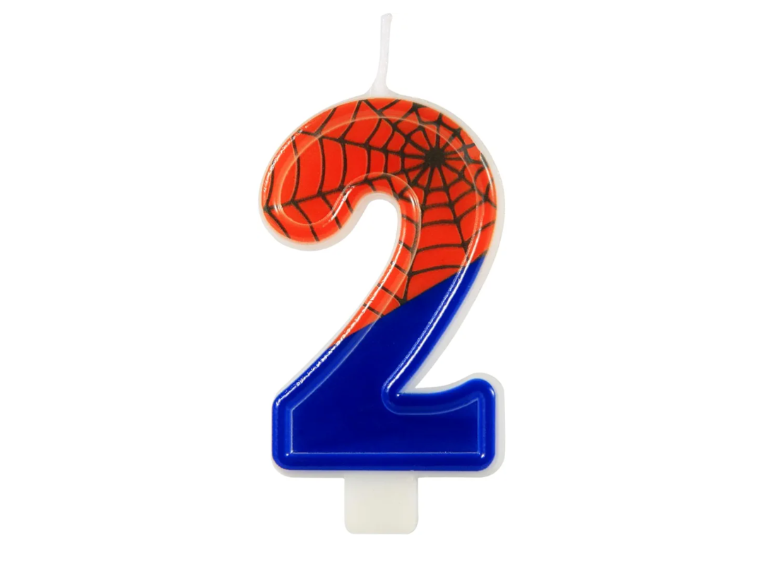 Spider Candle, Spider Web Candles Number Candle Cake Topper Candle Birthday Cake Candles Spider Birthday Decorations for Boy Spider Themed Birthday Party Halloween Party Supplies 1