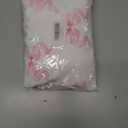 Pink Bows Ribbon Baby Crib Sheets for Girl 52"x28" Pastel Pink Ribbons Soft Stretchy Fitted Crib Mattress Covers Watercolor Bows Girly Nursery Baby Sheet for Standard Crib & Toddler Mattress Pad (One size)